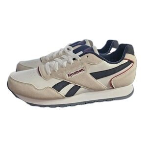 Reebok Classic Harman Run  White/ Navy/ Red. Style #Ar30115m Mens Sz 10 New